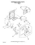 Diagram for 08 - Dispenser Front Parts