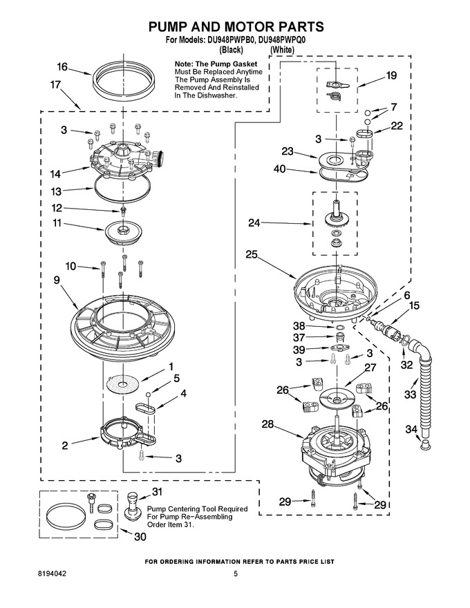 Diagram for DU948PWPQ0