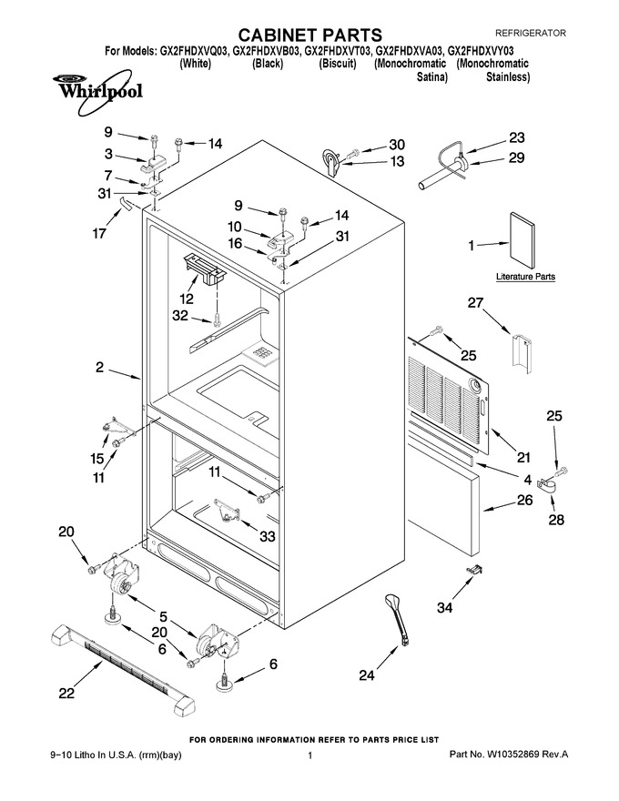 Diagram for GX2FHDXVT03