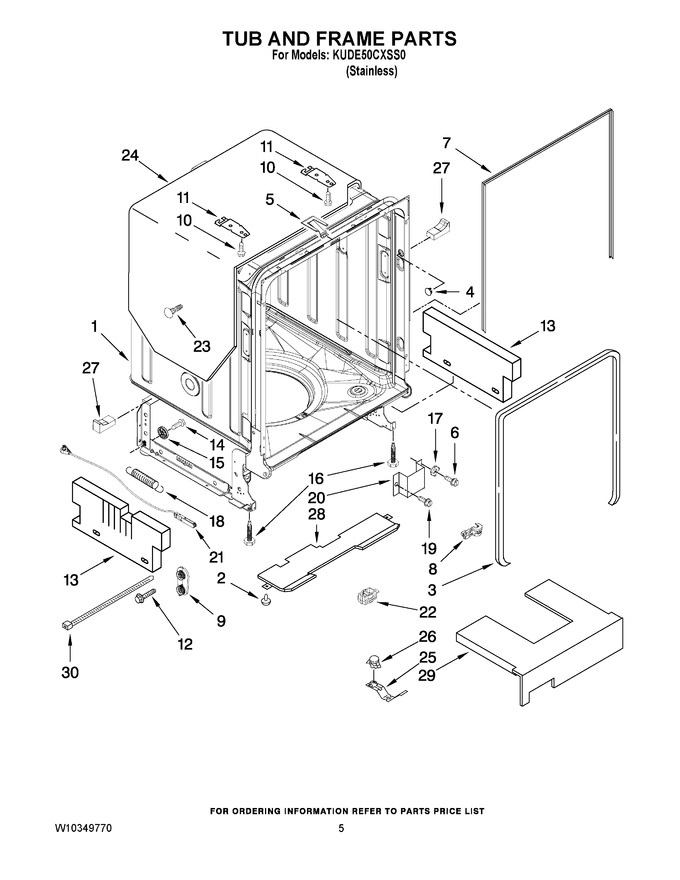 Diagram for KUDE50CXSS0