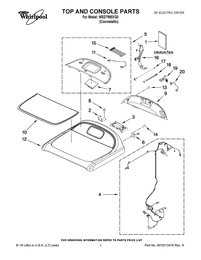 Diagram for WED7990XG0