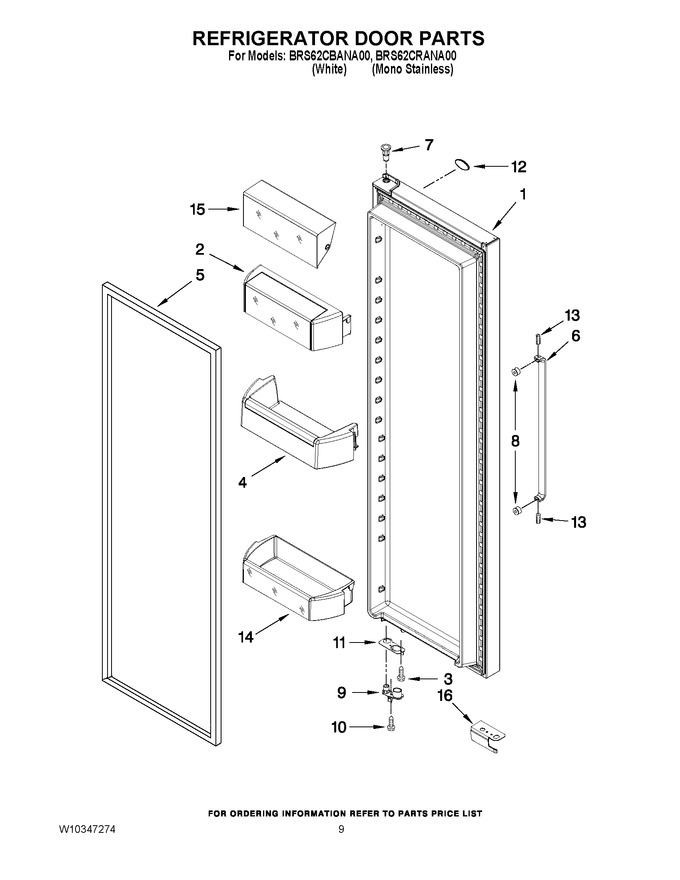 Diagram for BRS62CBANA00