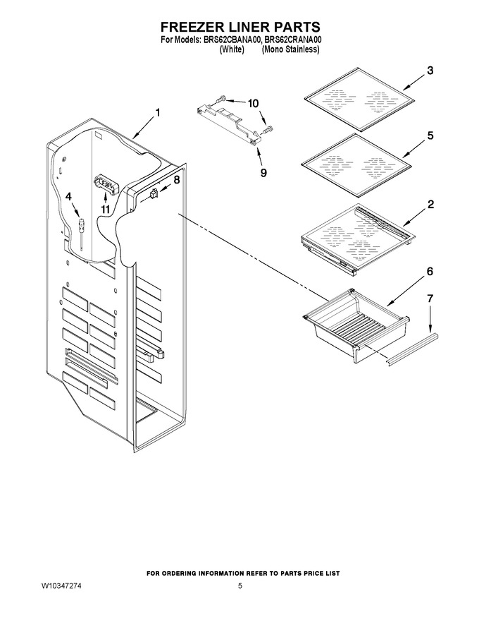 Diagram for BRS62CBANA00