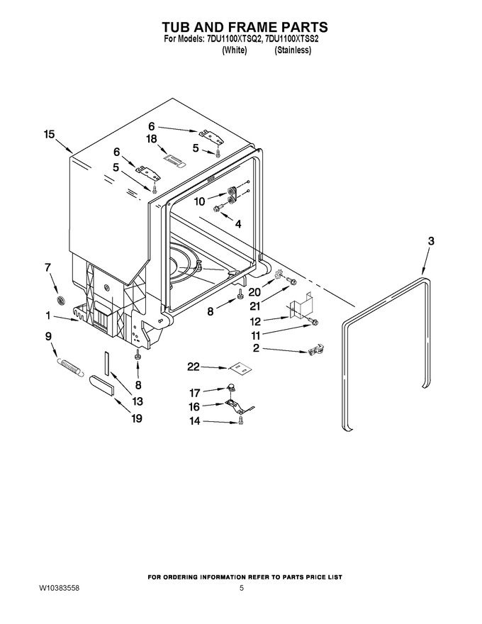 Diagram for 7DU1100XTSS2