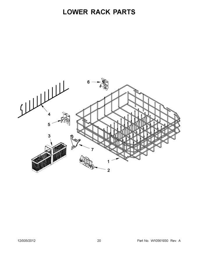 Diagram for KUDE60FXWH5