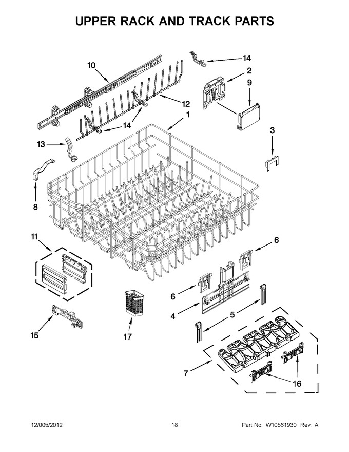Diagram for KUDE60FXWH5