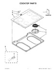 Diagram for 01 - Cooktop Parts