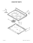 Diagram for 01 - Cooktop Parts