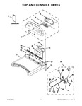 Diagram for 01 - Top And Console Parts