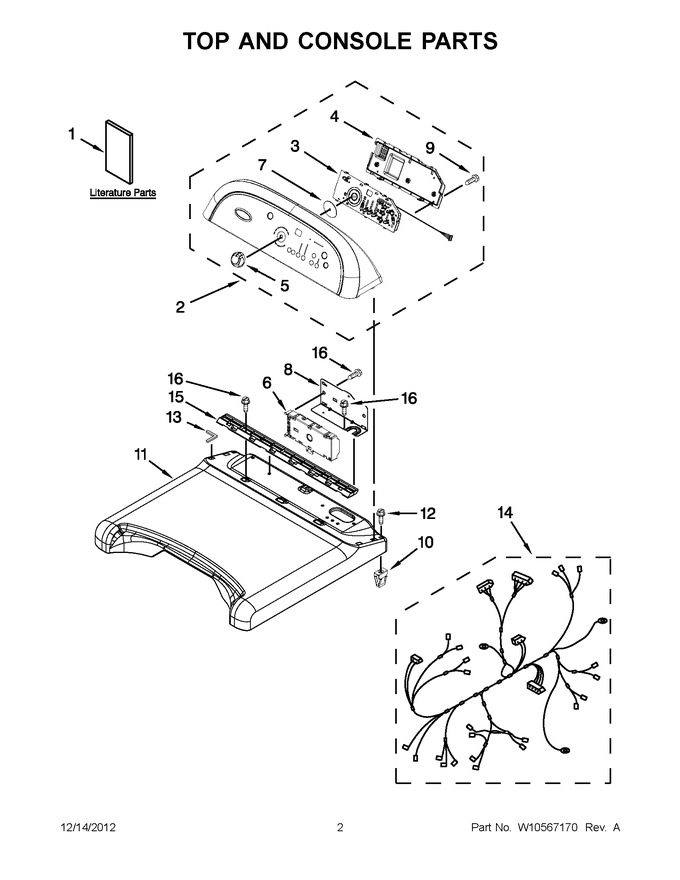Diagram for WED8200YW2