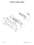 Diagram for 02 - Control Panel Parts