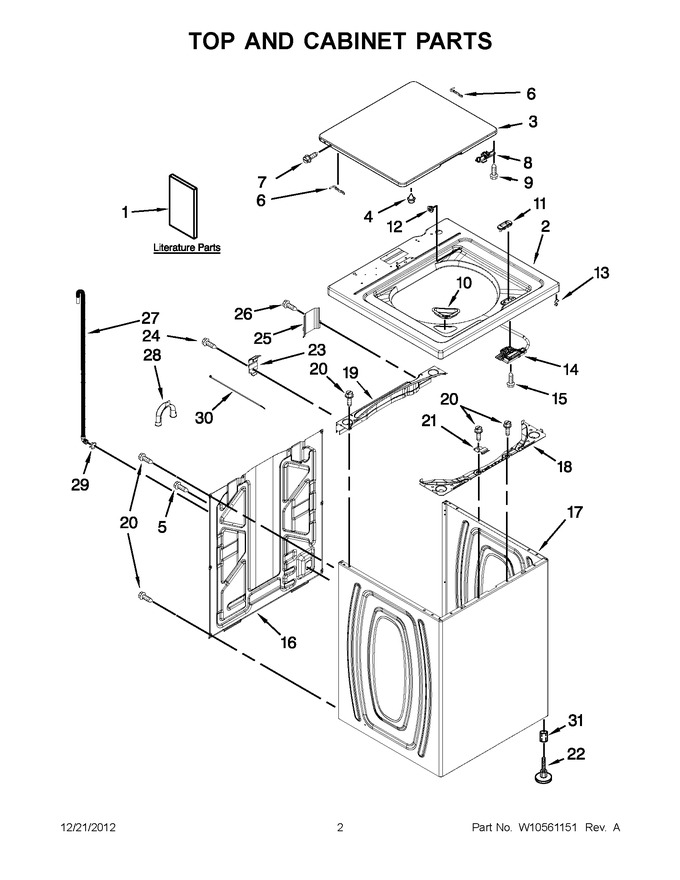 Diagram for 7MWTW1502AW2