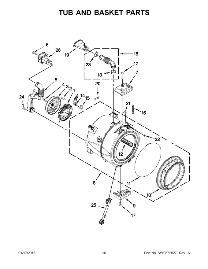 Diagram for WFW70HEBW0