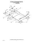 Diagram for 02 - Cooktop Burner Parts