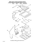 Diagram for 06 - Broiler & Oven Burner Parts