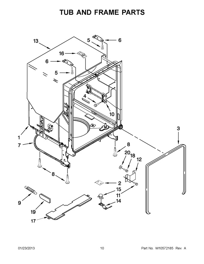Diagram for WDF530PLYB4