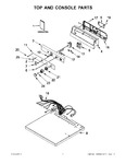 Diagram for 01 - Top And Console Parts