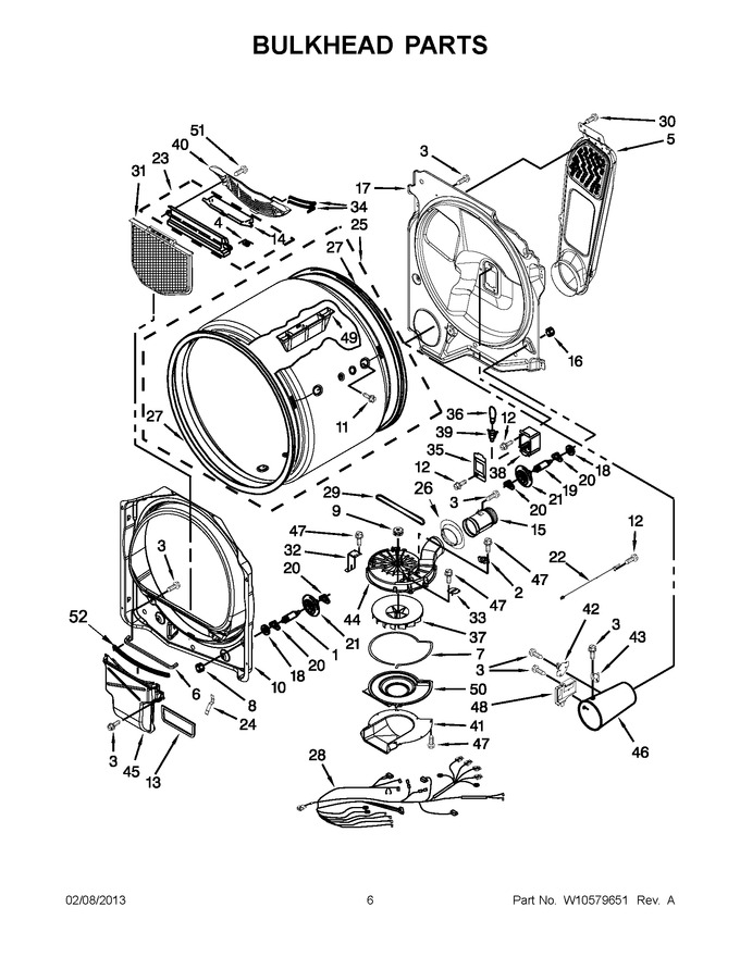 Diagram for WGD8200YW3