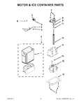 Diagram for 05 - Motor & Ice Container Parts