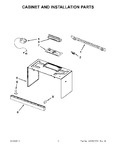 Diagram for 06 - Cabinet And Installation Parts