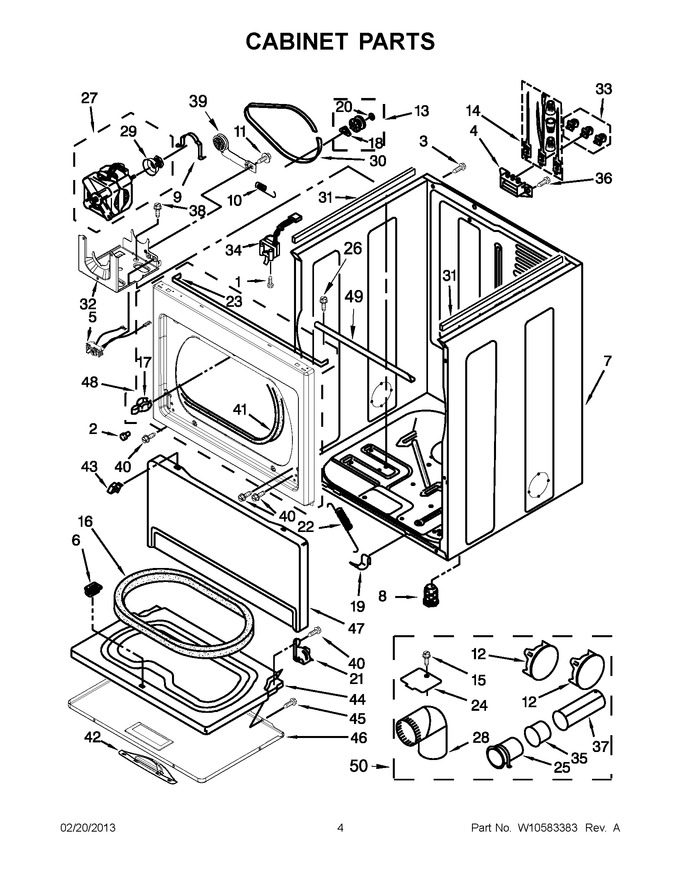Diagram for WED5600XW1