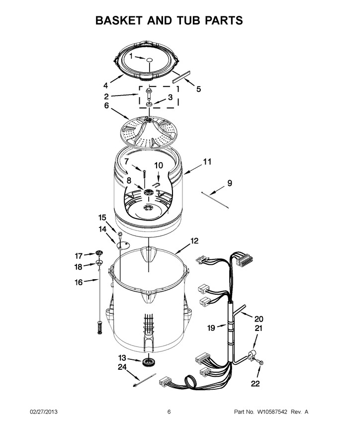 Diagram for 7MWTW5622BW0
