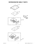Diagram for 05 - Refrigerator Shelf Parts