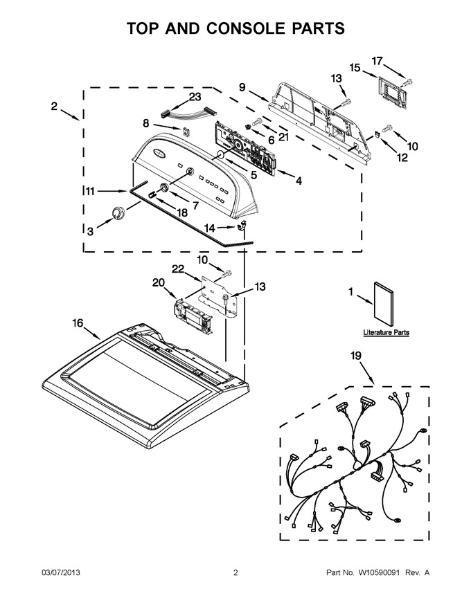 Diagram for WED5610XW1