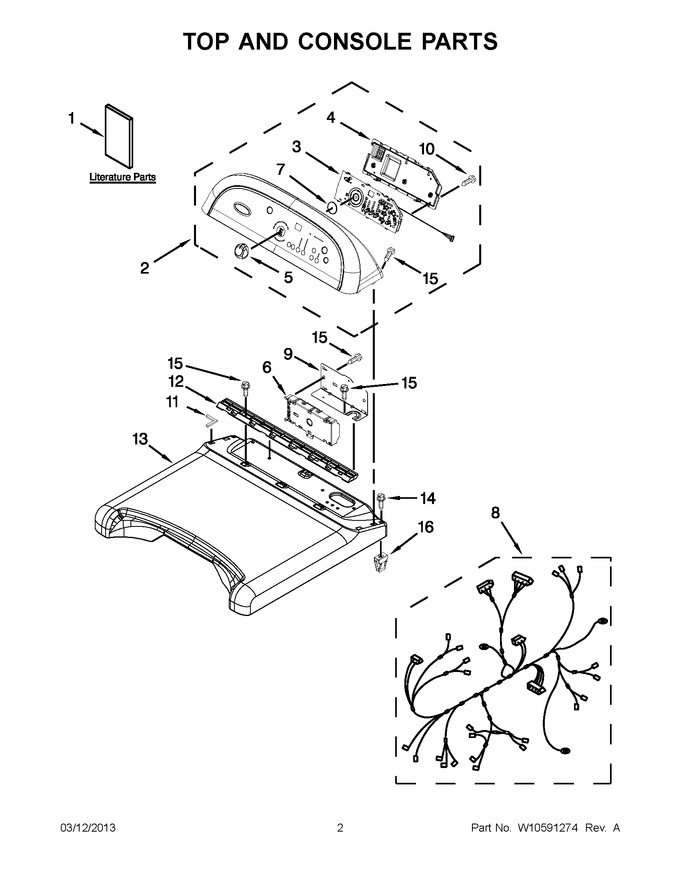 Diagram for WGD8800YW3