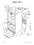 Diagram for 01 - Cabinet Parts