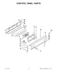 Diagram for 02 - Control Panel Parts