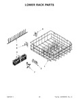 Diagram for 10 - Lower Rack Parts