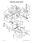 Diagram for 04 - Freezer Liner Parts