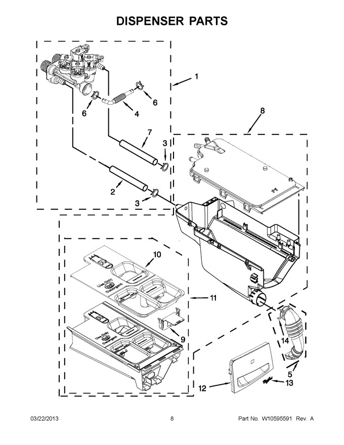 Diagram for WFW8640BC0