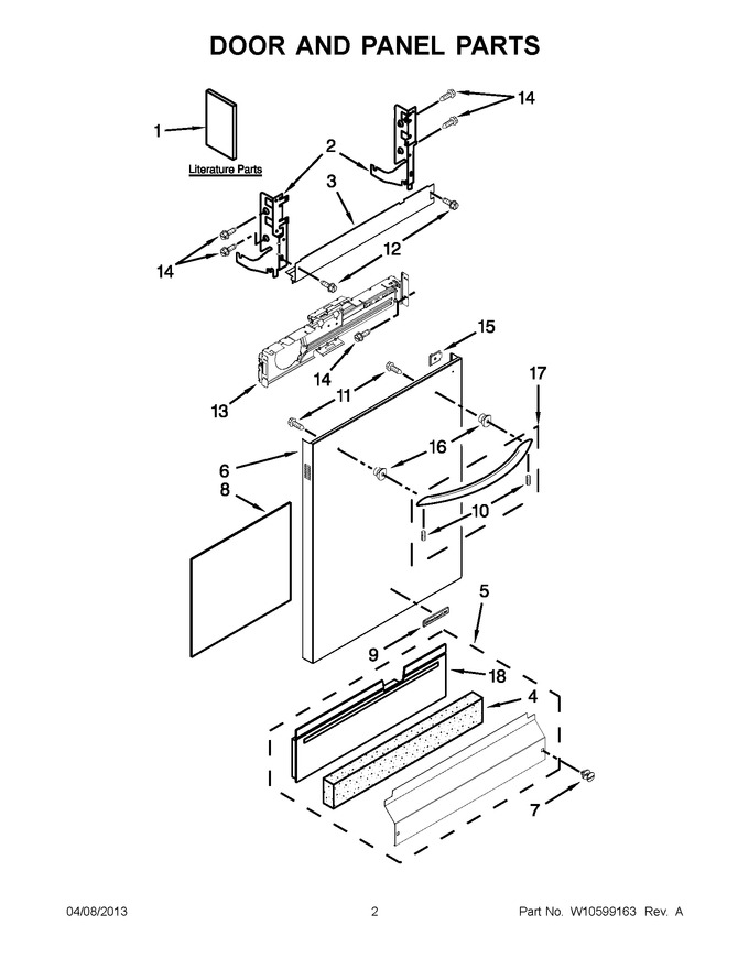 Diagram for KUDS35FXWH9