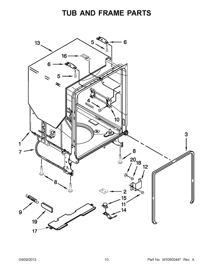 Diagram for WDF530PLYW5