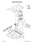 Diagram for 01 - Cooktop Parts