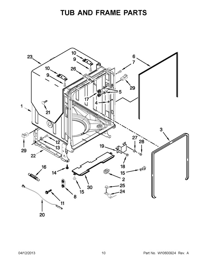 Diagram for WDF750SAYM2