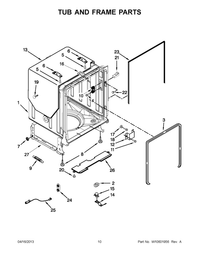 Diagram for WDT790SAYB2