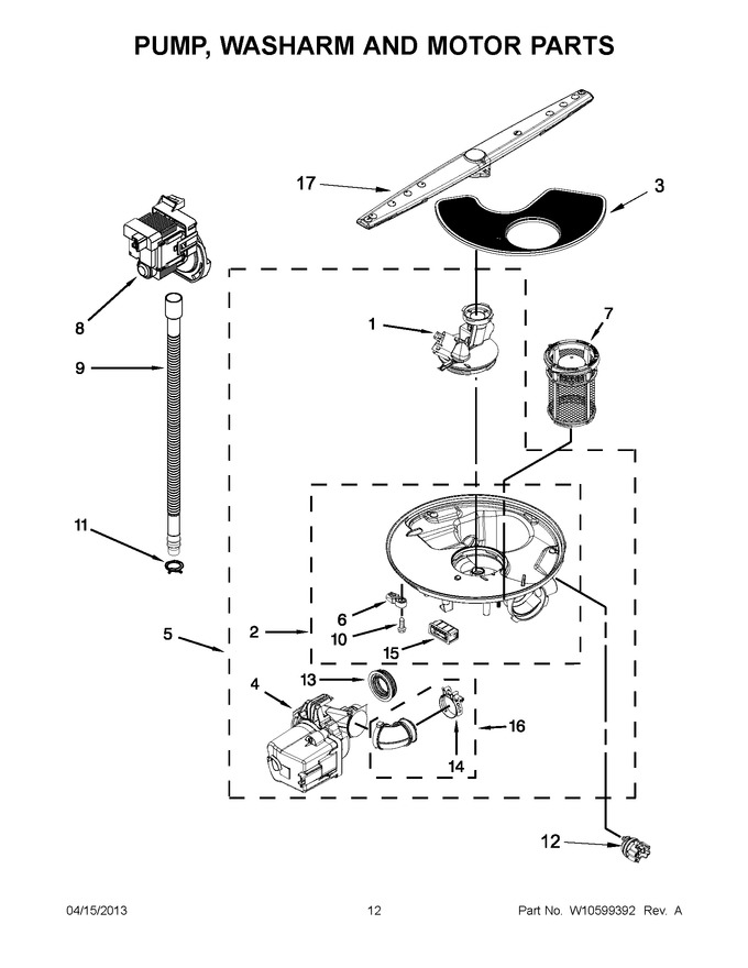 Diagram for WDF530PAYW5