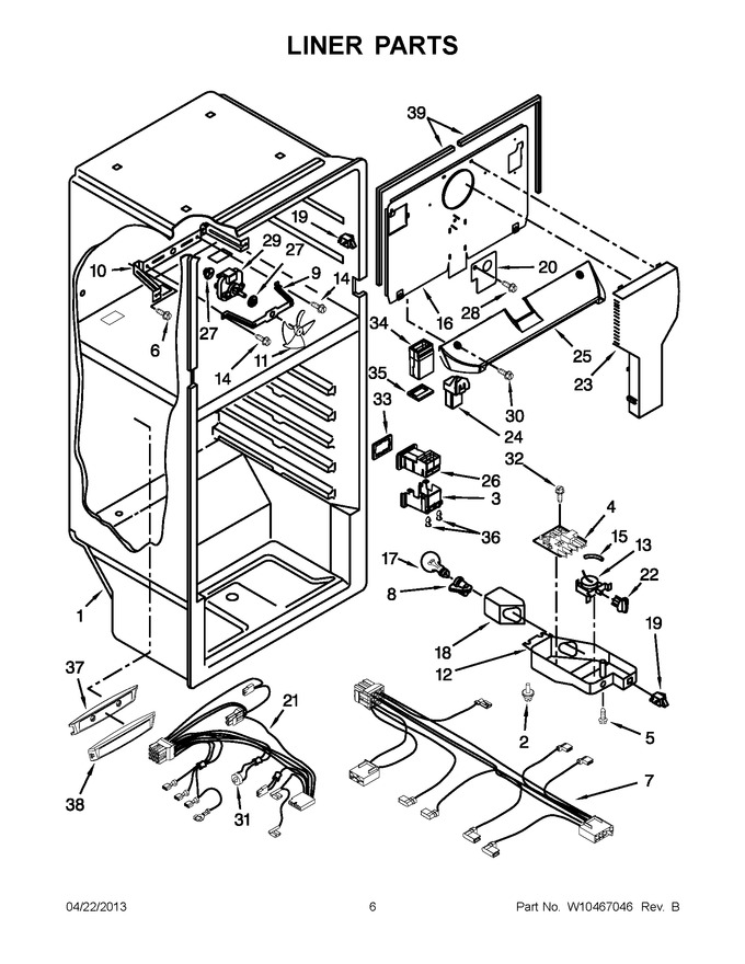 Diagram for W8RXNGMWD03