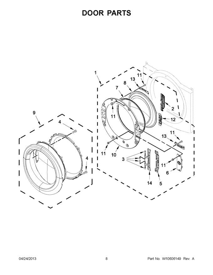 Diagram for WGD80HEBW0