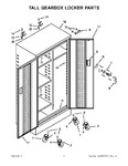 Diagram for 01 - Tall Gearbox Locker Parts