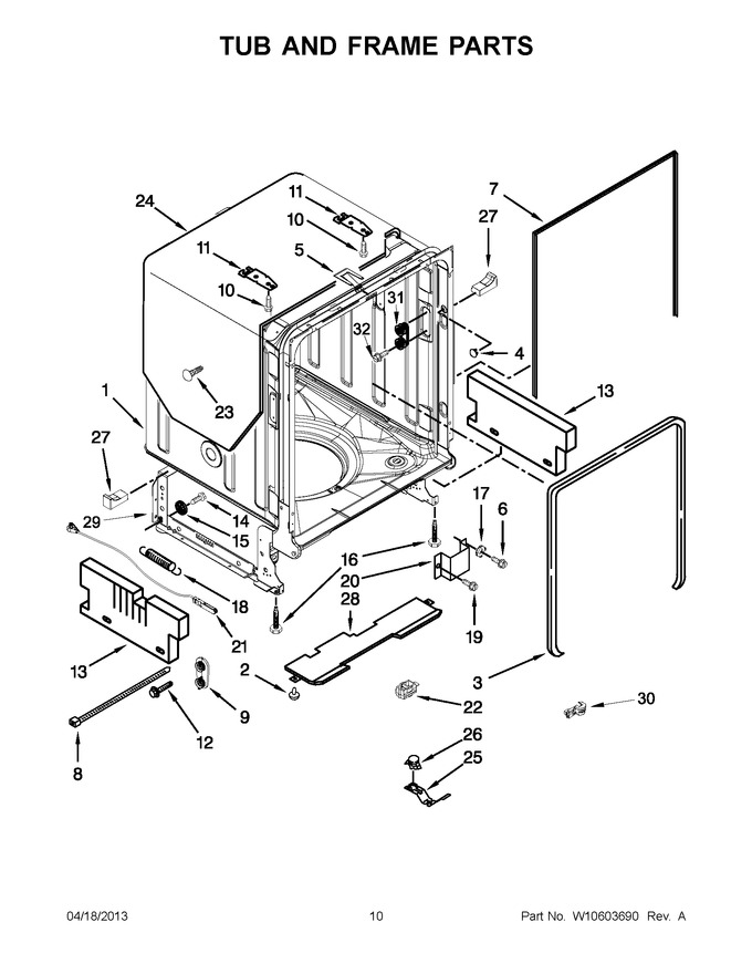 Diagram for KDFE454CSS0
