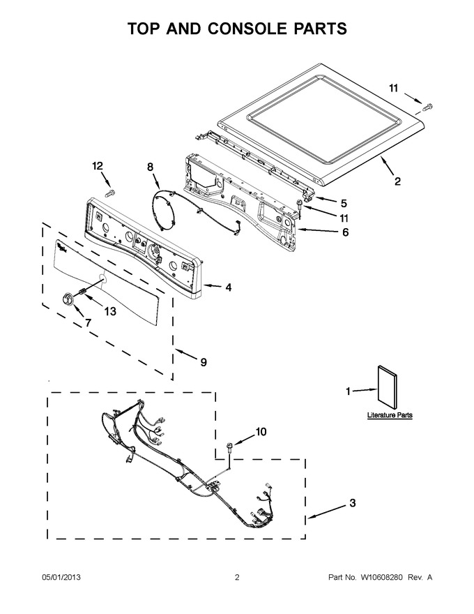 Diagram for YWED70HEBW0