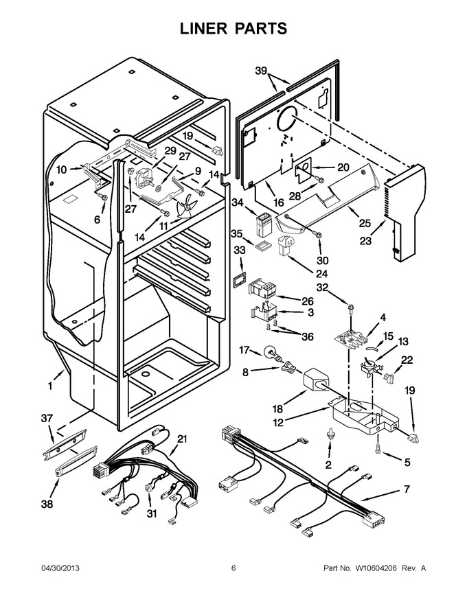 Diagram for W8RXNGMWD04