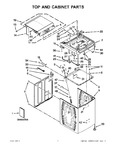 Diagram for 01 - Top And Cabinet Parts