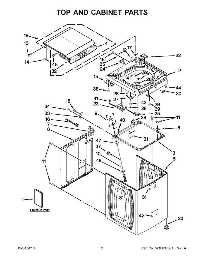 Diagram for WTW8000BW0