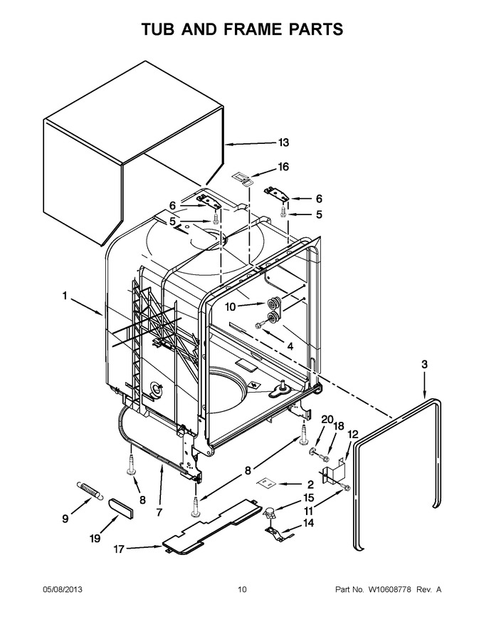 Diagram for WDF510PAYS8