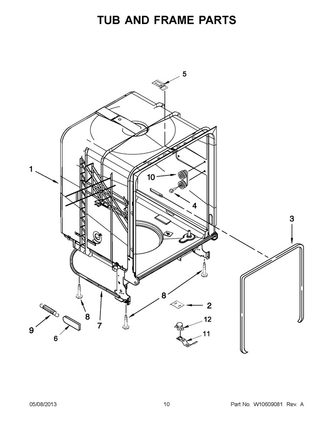 Diagram for WDP350PAAW2